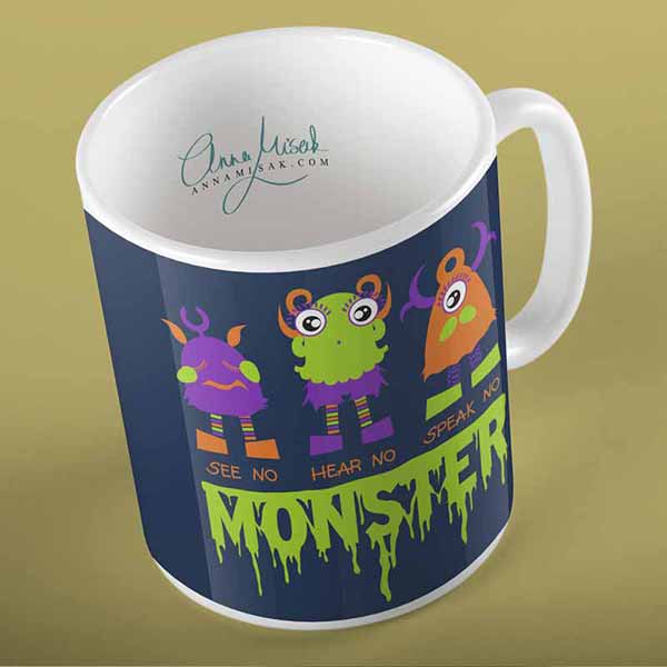 Little Monster Cup Design